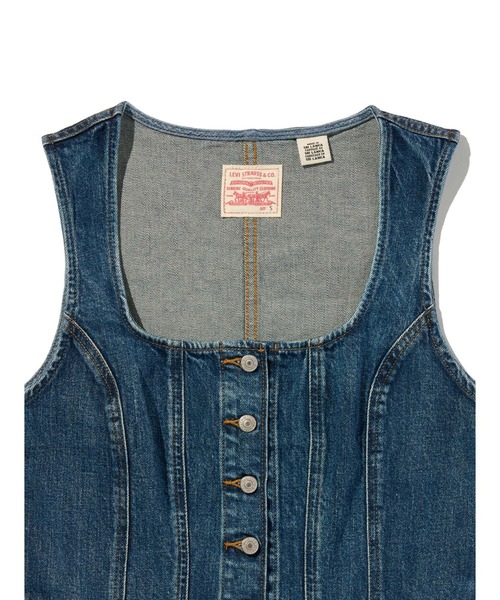 Levi's（リーバイス） タンクトップ ノースリーブ SCULPTED デニム