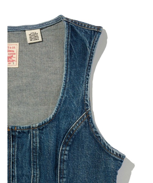 Levi's（リーバイス） タンクトップ ノースリーブ SCULPTED デニム