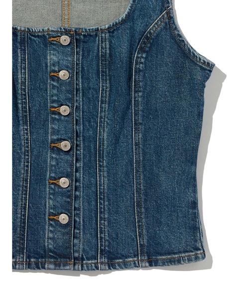 Levi's（リーバイス） タンクトップ ノースリーブ SCULPTED デニム