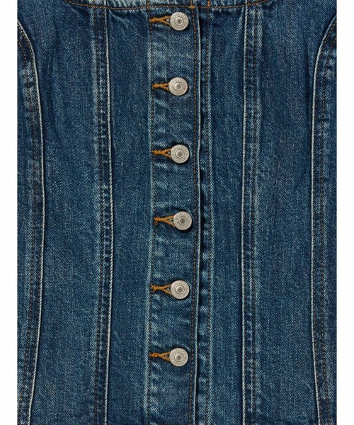 Levi's（リーバイス） タンクトップ ノースリーブ SCULPTED デニム