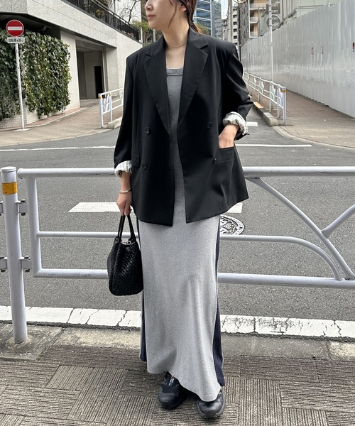 「JOURNAL STANDARD」 ノースリーブワンピース FREE ブラウン レディースの画像