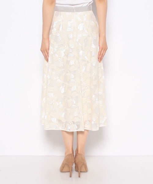 「allureville」 フレアスカート 2 ベージュ レディース_画像5