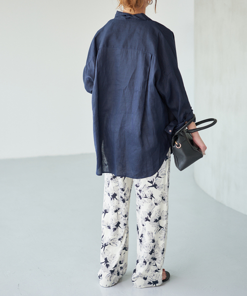 Spick＆Span（スピック アンド スパン） パンツ フローラルプリント