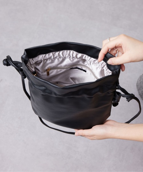 「Chez toi」 2WAYバッグ FREE シルバー レディース_画像9