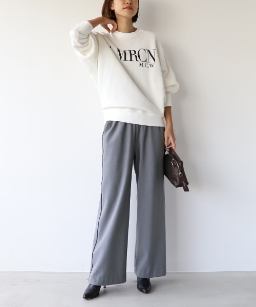 「AMERICANA」 スウェットカットソー FREE グレー レディース_画像5