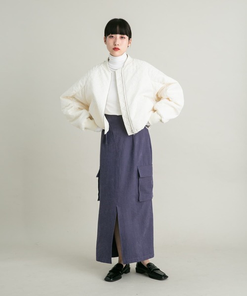 「KBF」 ブルゾン ONE ブラック レディース_画像5