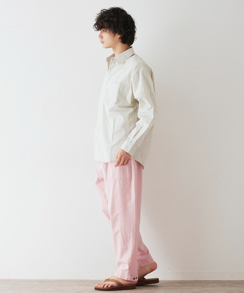 「JOURNAL STANDARD relume」 イージーパンツ X-LARGE カーキ メンズ_画像5