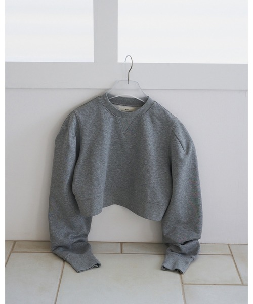 anuke（アンヌーク） トレーナー スウェット Compact Short Sweat