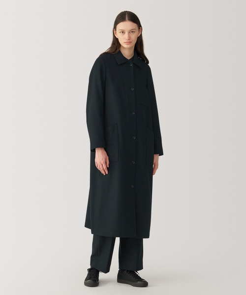 「MUJI Labo」 ステンカラーコート X-LARGE ダークネイビー メンズ_画像2