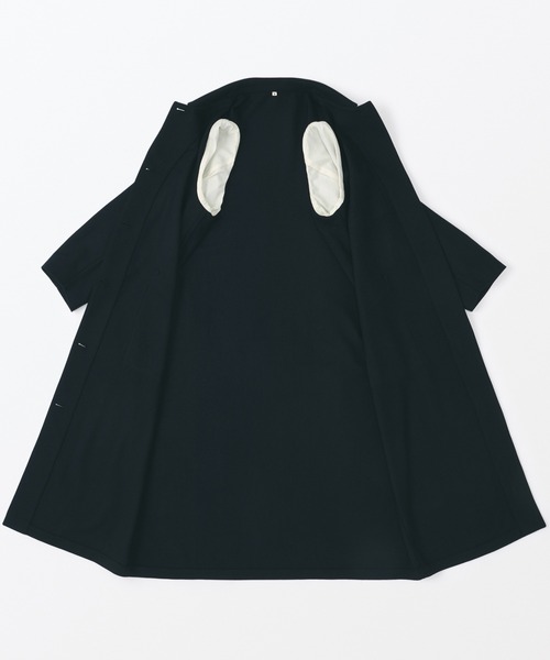 「MUJI Labo」 ステンカラーコート X-LARGE ダークネイビー メンズ_画像7
