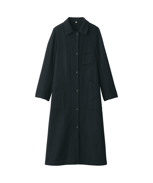 「MUJI Labo」 ステンカラーコート X-LARGE ダークネイビー メンズ_画像8