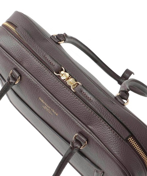 ショルダーバッグ バッグ CHRISTIAN VILLA / boston leather bag(ボストンレザーバッグ) レディースの画像