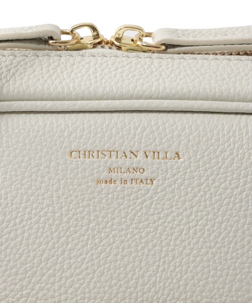 ショルダーバッグ バッグ CHRISTIAN VILLA / boston leather bag(ボストンレザーバッグ) レディースの画像