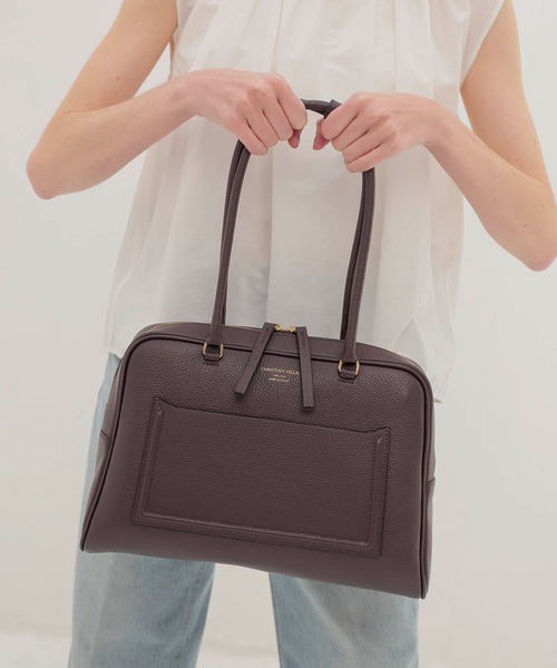 ショルダーバッグ バッグ CHRISTIAN VILLA / boston leather bag(ボストンレザーバッグ) レディースの画像