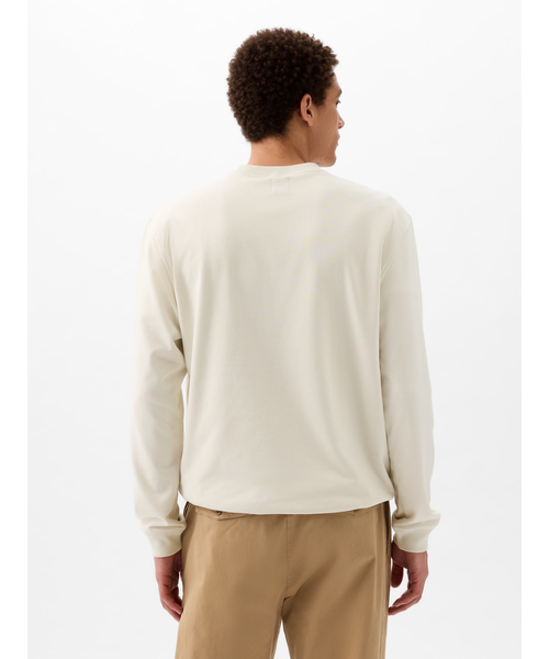 「GAP」 スウェットカットソー X-LARGE ライトグレー メンズ_画像2
