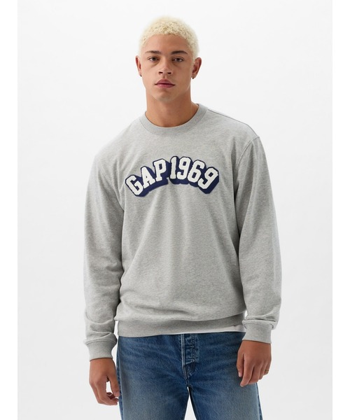 「GAP」 スウェットカットソー X-LARGE ライトグレー メンズ_画像7