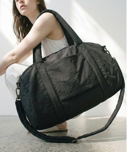 DFFUR. ボストンバッグ 軽量ナイロンボストン「大容量/トラベル/靴