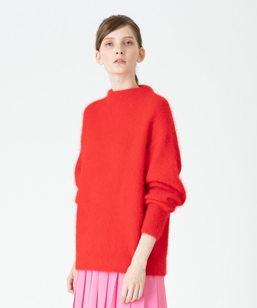 「allureville」 長袖ニット 2 レッド レディース_画像3