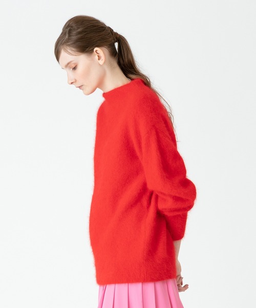 「allureville」 長袖ニット 2 レッド レディース_画像6