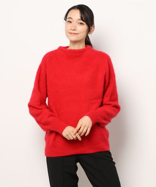「allureville」 長袖ニット 2 レッド レディース_画像7