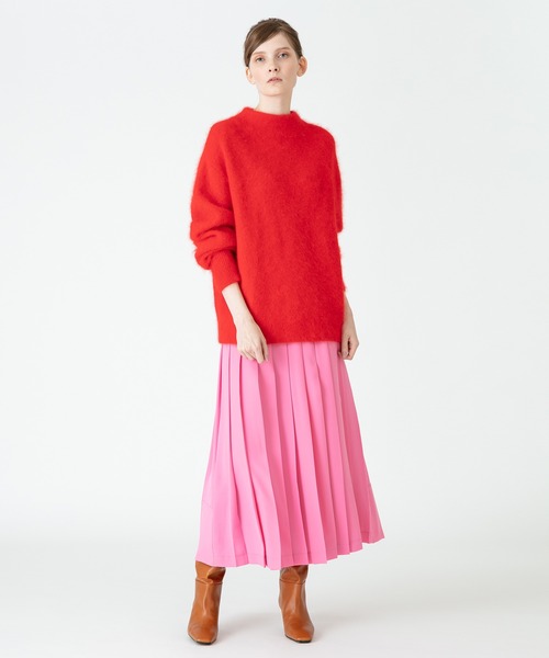「allureville」 長袖ニット 2 レッド レディース_画像9