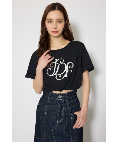 rienda（リエンダ） tシャツ 「森香澄さん着用」RDロゴTシャツ 春服 