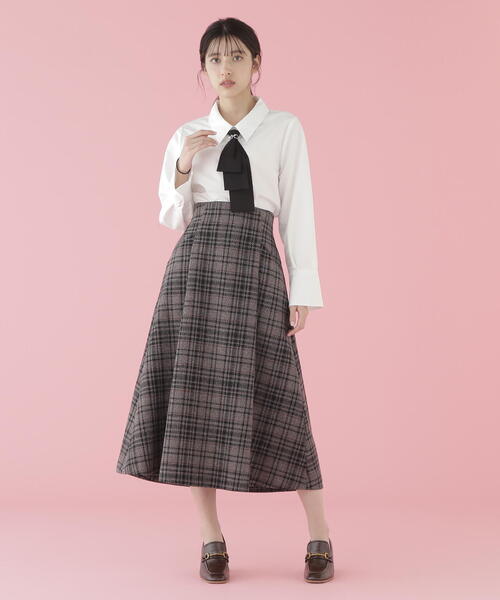 「JILL by JILL STUART」 長袖ブラウス FREE ホワイト系その他 レディース_画像6