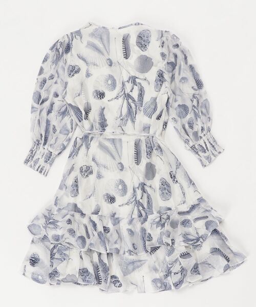 「ALLSAINTS」 7分袖ワンピース 4 ブルー レディース_画像2