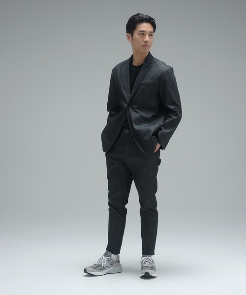 「New Balance」 スキニーデニムパンツ MEDIUM ブラック メンズの画像