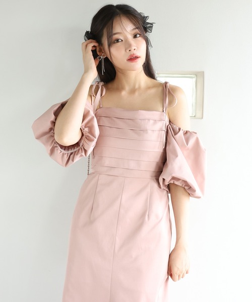 「Seemi. byNICECLAUP」 キャミソールワンピース FREE ブラック レディース_画像9
