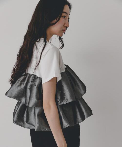 SENSE OF PLACE by URBAN RESEARCH tシャツ シャイニーフリル