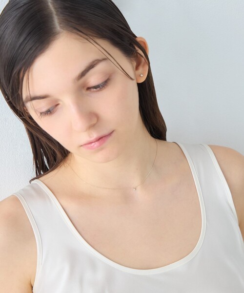 ネックレス 「アイシーヴェール」 K10IGG ダイヤモンド ネックレス レディースの画像