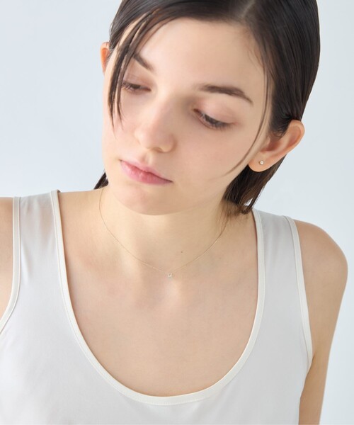 ネックレス 「アイシーヴェール」 K10IGG ダイヤモンド ネックレス レディースの画像