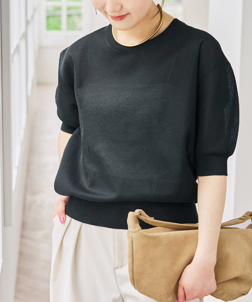 spick and span マントスリーブニット 美品 Spick＆Span（スピック アンド スパン） ニット セーター 「手洗い可