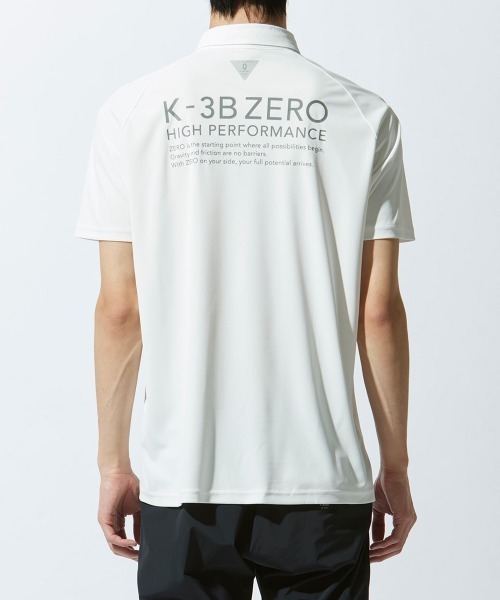 「K-3B」 半袖ポロシャツ 1 ブルー メンズ_画像3