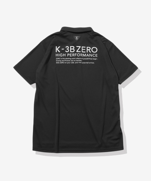 「K-3B」 半袖ポロシャツ 1 ブルー メンズ_画像4