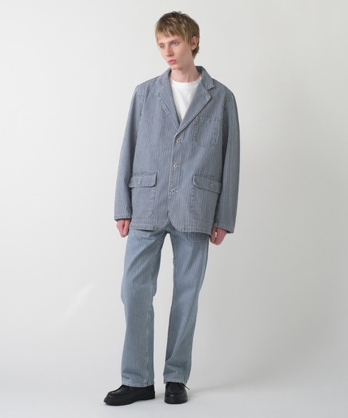 「Levi's」 デニムジャケット L ブルー メンズ_4