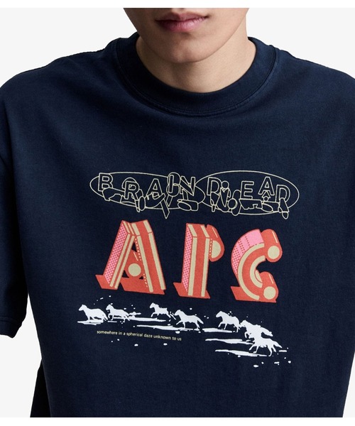 tシャツ T-SHIRT A.P.C. X BRAINDEAD 3 メンズ レディースの画像