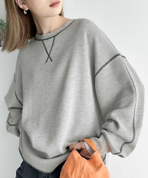 「Java」 長袖カットソー X-LARGE グレー レディース | Java