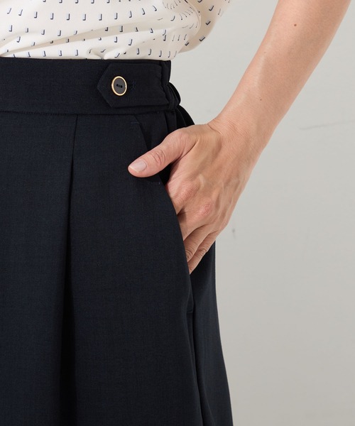GALLORIA（ギャローリア） パンツ 「セットアップで着られる」撥水・麻