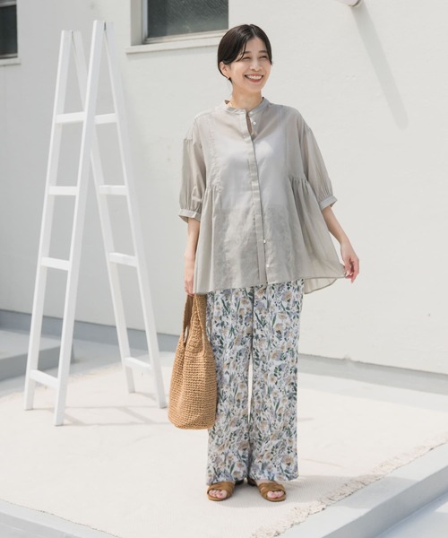 「URBAN RESEARCH DOORS」 7分袖チュニック MEDIUM ネイビー レディース_画像8