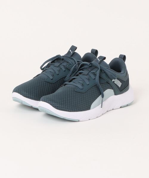 「PUMA」 ローカットスニーカー 24.5cm ダークオリーブ レディース_画像4