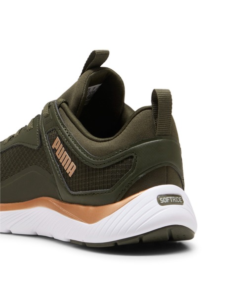 「PUMA」 ローカットスニーカー 24.5cm ダークオリーブ レディース_画像8