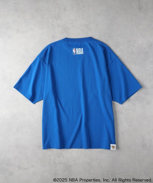 「Right-on」 半袖Tシャツ「NBAコラボ」 M ネイビー メンズ_画像3