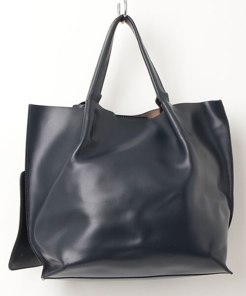 GIANNI CHIARINI（ジャンニ キアリーニ） トートバッグ - ネイビー 