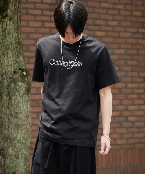 90s   カルバンクライン Tシャツ フェード 墨黒 Calvin Klein（カルバン・クライン） tシャツ SS 20S EU SPW HD SHIN