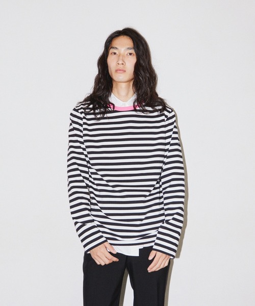 agnes b.（アニエスベー） 長袖Tシャツ 2 ブラック メンズ : ZOZOTOWN