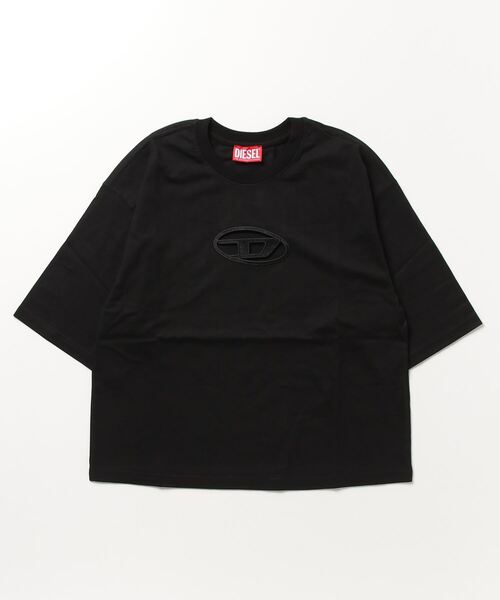 DIESEL（ディーゼル） 7分袖カットソー SMALL ブラック レディース 