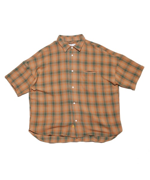 「NATAL DESIGN」 半袖シャツ LARGE オレンジ メンズ_画像3