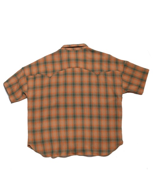 「NATAL DESIGN」 半袖シャツ LARGE オレンジ メンズ_画像7